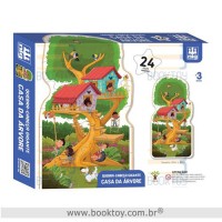 Quebra Cabeça Gigante Casa da Árvore ( 24 peças) 