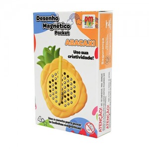 Desenho Magnético Pocket Abacaxi Desenho Magnético Pocket Abacaxi