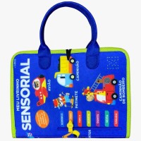 Livro Educativo Montessori Meu Livrinho Sensorial Maleta Educativa Veículos Livro Educativo Montessori Meu Livrinho Sensorial Maleta Educativa Veículos