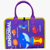 Livro Educativo Montessori Meu Livrinho Sensorial Maleta Educativa Fundo do Mar Livro Educativo Montessori Meu Livrinho Sensorial Maleta Educativa Fundo do Mar