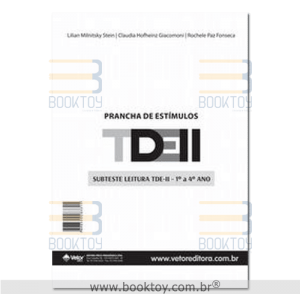 TDE II Prancha de Estímulos Subteste Leitura 1° a 4° Ano 