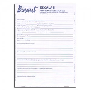 Binaut Escala II Protocolo De Respostas Vol. 6